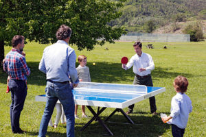 mesas de ping pong exteriores antivandálicas
