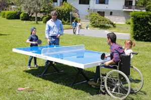 Mesas de ping pong antivandálicas para parques