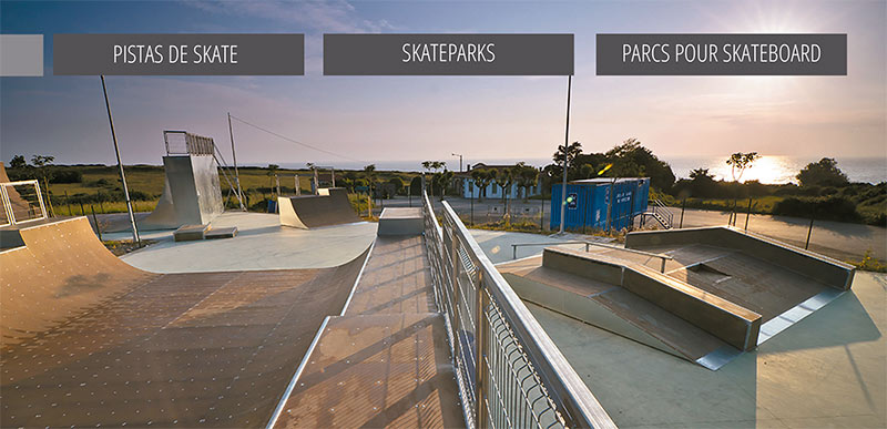 Pistas de Skate y módulos de Skatepark