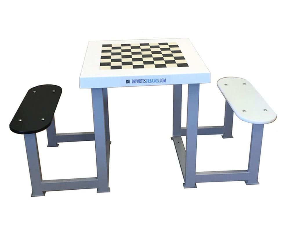 Outdoor chess table for 2 people