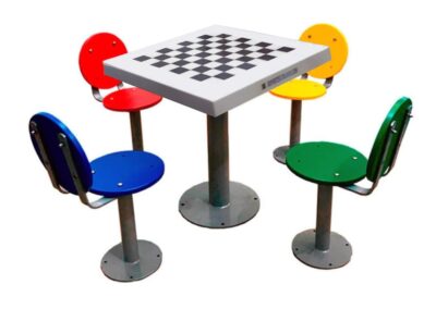 Table d'échecs extérieure pour enfants