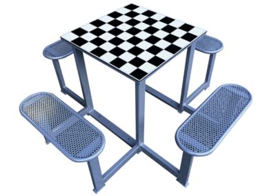Outdoor games boards: Chess