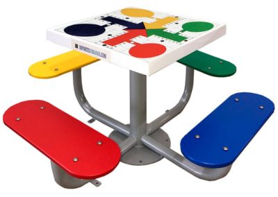 Parcheesi table for schools