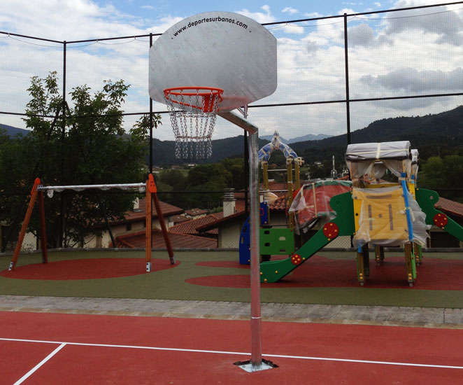 Panier de basket résistant au vandalisme - pour collectivités et écoles
