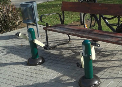 Pedal Exercise Machine in a park