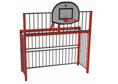 Football Goal with Basket