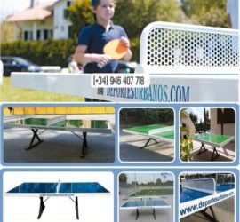 Mesas antivandálicas de ping pong