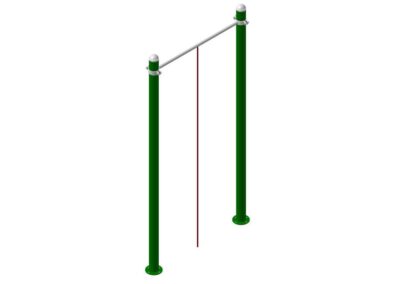 DUCP-2015 Calisthenics rope pull up pole