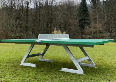 Sport Z table tennis table, view of the structure.