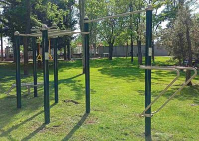 Parque de Street Workout en un parque.