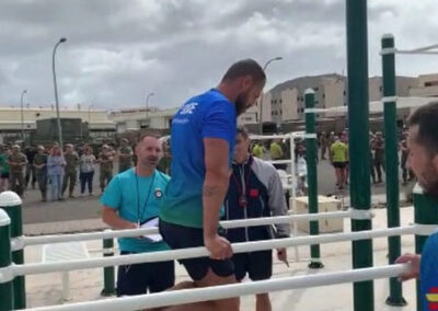 Street Workout and Calisthenics Championships - Spanish Army - parallel bars exercise