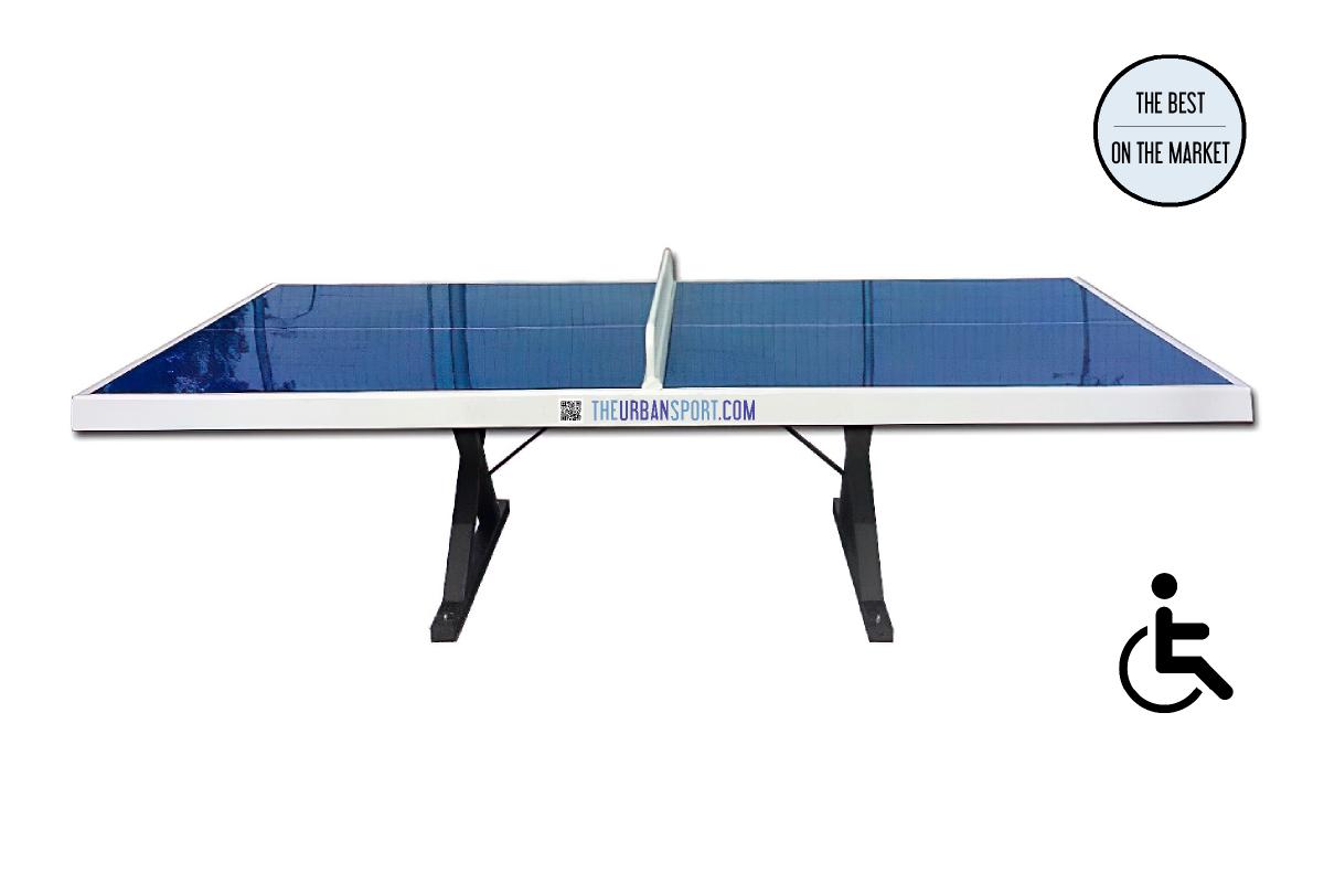Vandal resistant outdoor table tennis table Forte